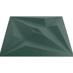 vidaXL Vægpaneler Stjerne 48 pcs Star Grøn 50 x 50 cm XPS Skum