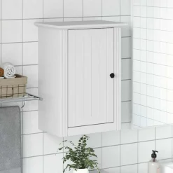 vidaXL vægskab til badeværelset BODO 44x30x60 cm hvid