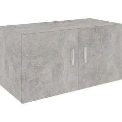 vidaXL vægskab 80x39x40 cm konstrueret træ betongrå