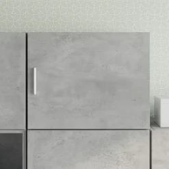 vidaXL vægskab 50x42,5x40 cm konstrueret træ betongrå
