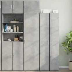 vidaXL vægskab 50x42,5x40 cm konstrueret træ betongrå