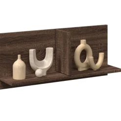vidaXL vægskab 70x16,5x30 cm konstrueret træ brun egetræsfarve