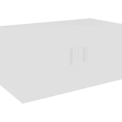 vidaXL vægskab 80x39x40 cm konstrueret træ hvid