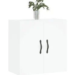 vidaXL vægskab 60x31x60 cm konstrueret træ hvid