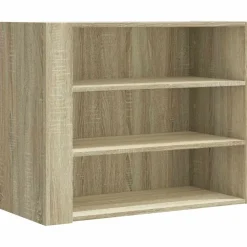 vidaXL vægskab 75x35x60 cm konstrueret træ sonoma-eg