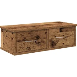 vidaXL vægskab 60x26x18,5 cm konstrueret træ gammelt træ