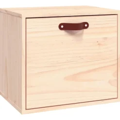 vidaXL vægskab 40x30x35 cm massivt fyrretræ