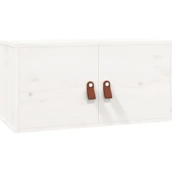 vidaXL vægskab 60x30x30 cm massivt fyrretræ hvid