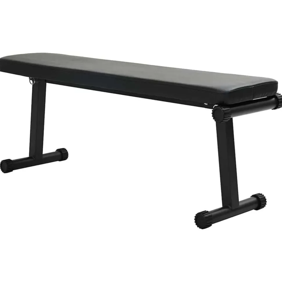vidaXL Vægtbænk Sort 108 x 27 x 41 cm Pulverlakeret stål