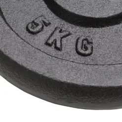 vidaXL vægtskiver 4 stk. 2x10 kg+2x5 kg støbejern