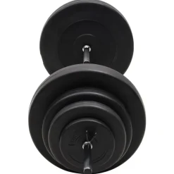vidaXL vægtstang med skiver 60 kg