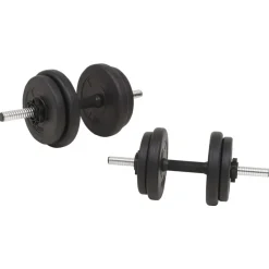 vidaXL vægtstangs- og håndvægtssæt 30 kg