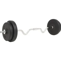 vidaXL vægtstangsæt 30 kg