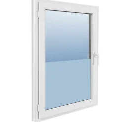 vidaXL vinduesfolie 0,9x5 m PVC matteret grå