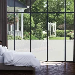 vidaXL vinduesfolie 0,9x5 m PVC matteret grå