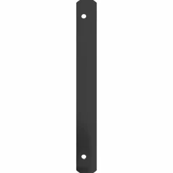 vidaXL Vinduesgitter Sort 76 x 30 cm Pulverlakeret stål