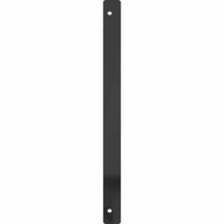 vidaXL Vinduesgitter Sort 75,5 x 45 cm Pulverlakeret stål