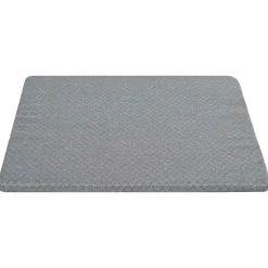 vidaXL Vinkelpude Ensfarvet Grå 69 x 64 x 19 cm Memory Skum