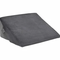 vidaXL Vinkelpude Grå 55 x 55 x 26 cm Memory Skum