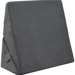 vidaXL Vinkelpude Grå 55 x 55 x 26 cm Memory Skum