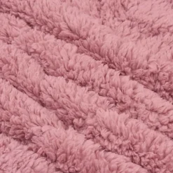 vidaXL Vinter dyne Lyserød 220 x 240 cm Mikrofiber og Teddy fleece