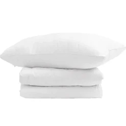 vidaXL Vinter dyne med pude 2 pcs Hvid Dunfjer