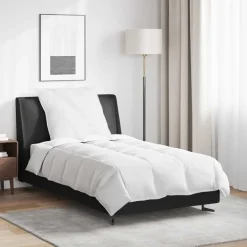 vidaXL Vinter dyne med pude 2 pcs Hvid Dunfjer