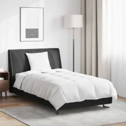 vidaXL Vinter dyne med pude 2 pcs Hvid Dunfjer
