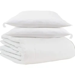 vidaXL Vinter dyne med pude 3 pcs Hvid Dunfjer