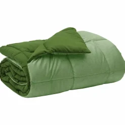 vidaXL Vinter dyne Quilting Grøn 135 x 200 cm Mikrofiber