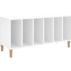 vidaXL vinylskab 100x38x48 cm konstrueret træ hvid