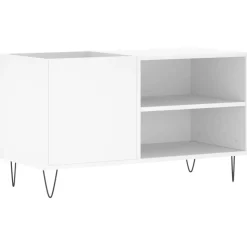 vidaXL vinylskab 85x38x48 cm konstrueret træ hvid
