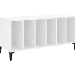 vidaXL vinylskab 100x38x48 cm konstrueret træ hvid