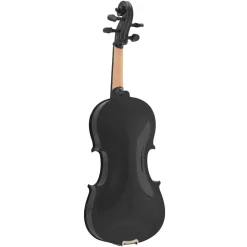 vidaXL violinsæt i fuld størrelse med bue og hagebræt 4/4 sort