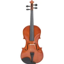vidaXL violinsæt med violinbue og hagestøtte 4/4 mørkt træ