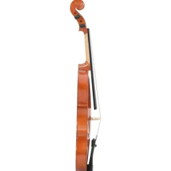 vidaXL violinsæt med violinbue og hagestøtte 4/4 mørkt træ