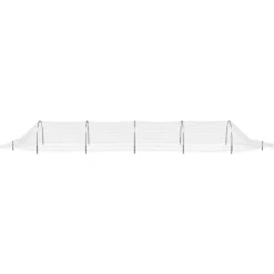 vidaXL væksttunneller 2 stk. 1,5x5 m glasfiber og PP