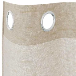 vidaXL Voile Gardin 2 pcs Sandfarvet 140 x 140 cm Polyester