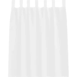vidaXL Voile Gardin med gardiner 2 pcs Hvid 140 x 140 cm Polyester