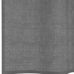 vidaXL voile-gardiner med øskner 2 stk. 140x140 cm mørkegrå
