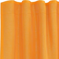 vidaXL voile-gardiner med stanglommer 2 stk. orange