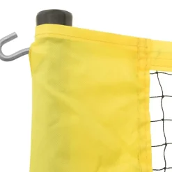 vidaXL volleyballnet 823x244 cm PE-stof gul og sort