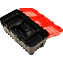 vidaXL værktøjskasse 462x256x242 mm plastik rød