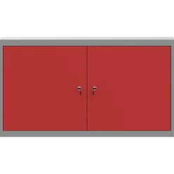 vidaXL Værktøjsskab Rød og Grå 50 x 20 x 55 cm Ingeniørtræ og stål