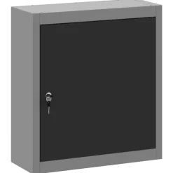 vidaXL Værktøjsskab Sort og grå 50 x 20 x 55 cm Ingeniørtræ og stål