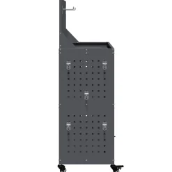 vidaXL Værktøjsvogn med hjul Antracit 65 x 35 x 111 cm Koldvalset stål
