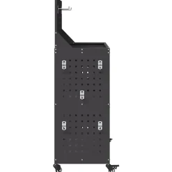 vidaXL Værktøjsvogn med hylde Sort 65 x 35 x 111 cm Koldvalset stål