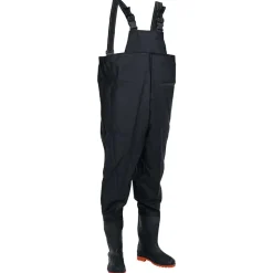 vidaXL waders med støvler str. 38 sort