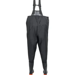 vidaXL waders med støvler str. 38 sort