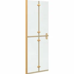 vidaXL Walk-In brusevæg Guld 70 x 6,5 x 190 cm